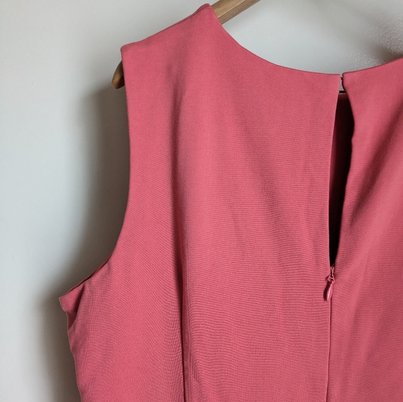 Adelyn Rae 2X Pink Coral Fit & Flare Summer Dress Plus Size - Picture 11 of 14